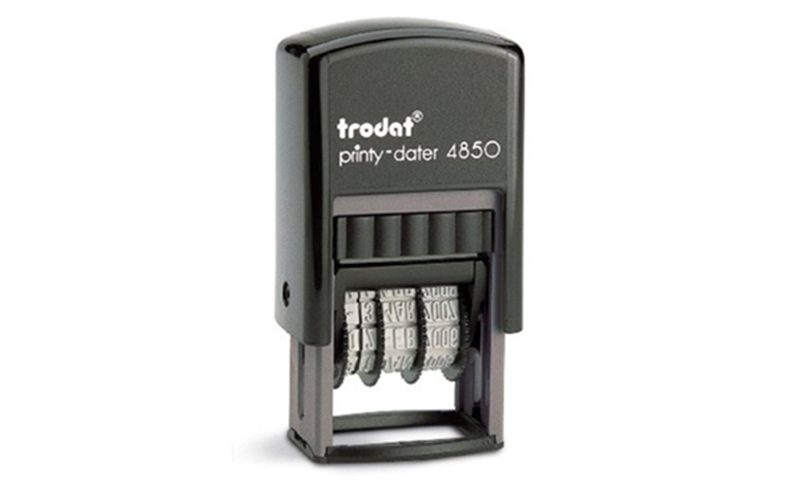 Keep your documents updated with our custom date stamps.